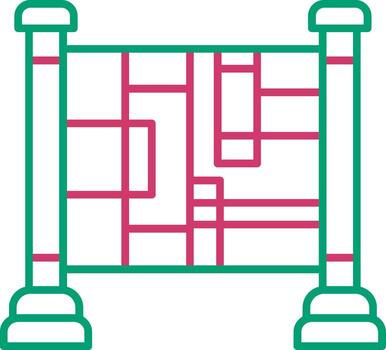 Map Navigation Direction Guide vector