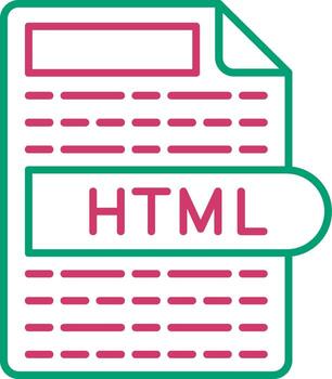 html web página archivo vector