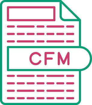 CFM ColdFusion Script File vector