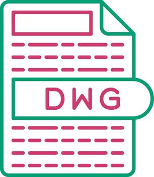 DWG AutoCAD Drawing File vector