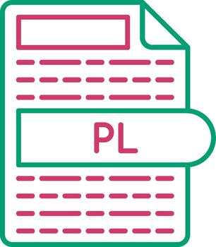 PL Perl Script File vector