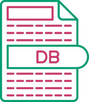 db base de datos datos archivo vector