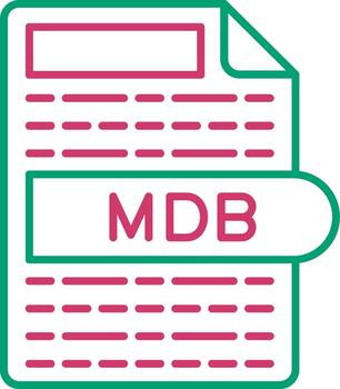 MDB Access Database File vector