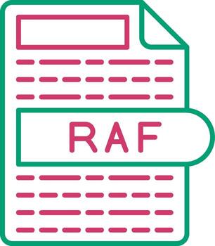 RAF RAW Image File vector