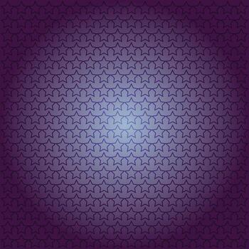 antecedentes estrellado modelo en degradado púrpura con contorno vector