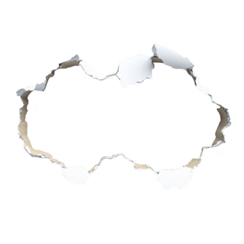 realistico strappato carta effetto crea intrigante visivo elemento, rivelatrice vuoto spazio dietro. Questo design può essere Usato per vario creativo progetti, aggiungendo profondità e interesse png