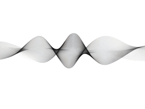 abstrakt svart och vit Vinka, slät strömmande rader, modern minimal design, elegant rörelse, digital konst, kreativ bakgrund, lugna och lugn visuell png