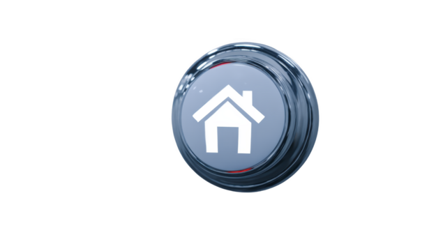 Hem ikon glansig knapp digital gränssnitt modern design blå Färg runda form teknologi användare gränssnitt webb symbol navigering png