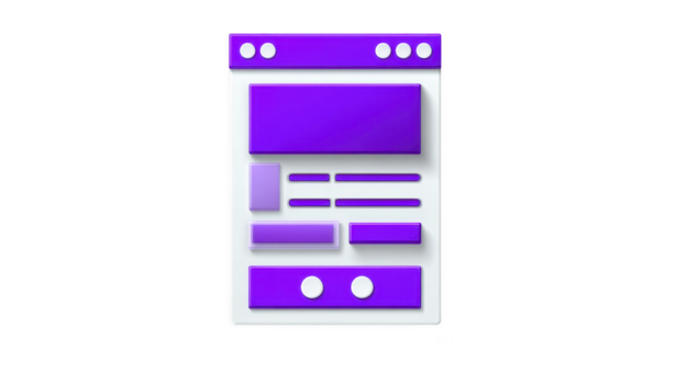 local na rede Internet interface do utilizador interface rede Projeto digital disposição roxa branco mínimo moderno tecnologia criativo abstrato ícone modelo plano gráfico ilustração Internet pagina inicial página navegação botão png