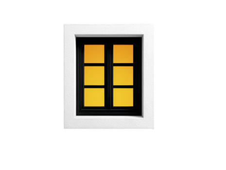 bianca telaio con sei giallo arancia pendenza piazze disposte nel Due colonne e tre righe, moderno minimalista parete arte, geometrico astratto disegno, luminosa e edificante arredamento png