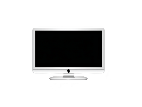 moderno computador monitor plano tela prata quadro, Armação em branco exibição isolado em transparente fundo digital dispositivo tecnologia mínimo Projeto Área de Trabalho área de trabalho png