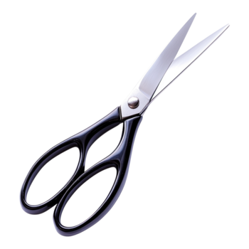 tranchant les ciseaux pour artisanat et Coupe Tâches sur transparent Contexte png