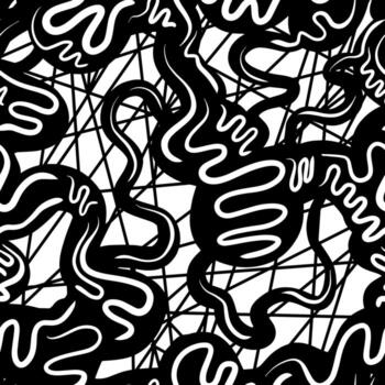 Textured Pattern. Abstract fractal patterns and shapes. shape and spirals. Creative doodle art pattern with swirl line, shapes and textures. vector