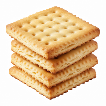 stack av fyrkant Smör kex isolerat på transparent bakgrund png