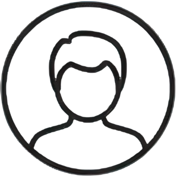 Generic User Avatar Outline Icon for Profile Placeholder png