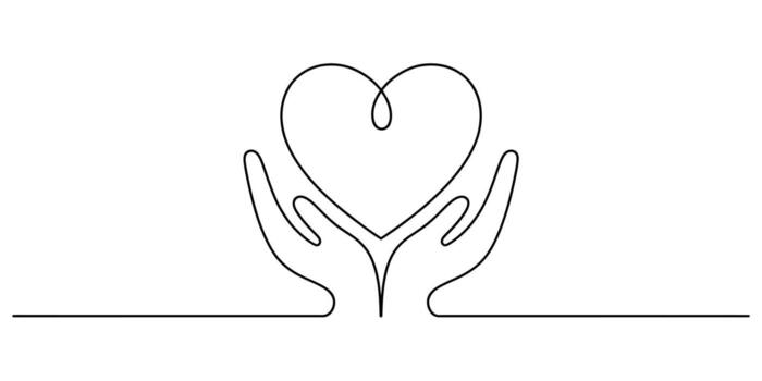 elegante continuo línea dibujo capturar resumen formas y formas con un soltero fluido carrera vector