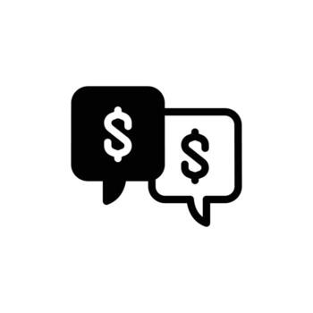 Financial advice or consulting solid icon design good for web or mobile app vector