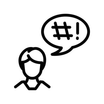 Algorithm outline icon design good for web or mobile app vector