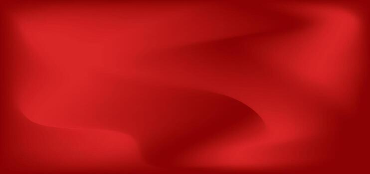 Abstract red gradient background with smooth satin texture and soft blur. Elegant silk-like surface with subtle grain and light reflection. Modern minimal backdrop for poster, banner, or branding vector