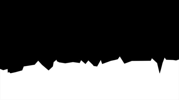 Black ripped paper border on white. Jagged paper cut bottom edge effect. Abstract background template with copy space. vector