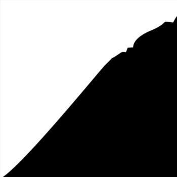 Black paper cut corner. Diagonal torn paper edge effect. Abstract background template with white copy space. vector