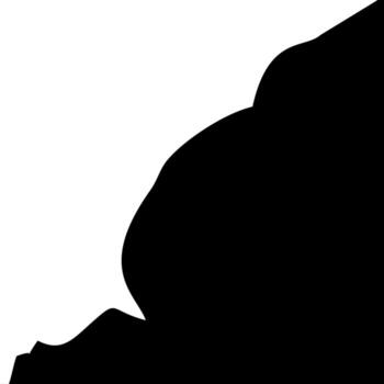 negro papel cortar esquina con un curvo diagonal borde. resumen antecedentes modelo. Rasgado papel efecto con blanco Copiar espacio. vector