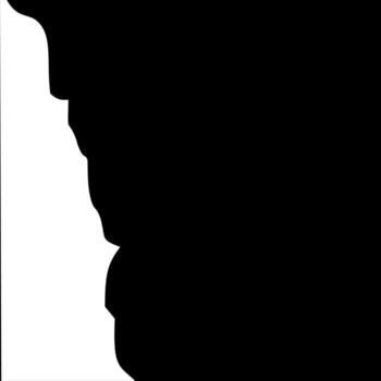 Black paper cut background with a vertical torn edge. Ripped paper effect with a wavy, rough border. Template with white copy space. vector