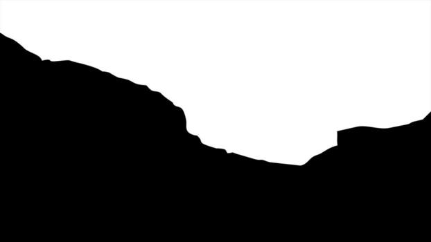 A black paper cut corner with a jagged diagonal torn edge. Abstract background. Grunge texture with white copy space. vector