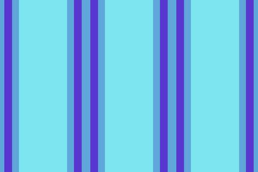 Lodium texture seamless vertical, bed textile stripe. Reometric pattern background lines fabric in cyan and indigo colors. vector