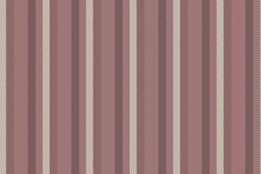 Fillow textile lines fabric, contrast pattern vertical stripe. Virthday seamless background texture in pastel and sea shell colors. vector