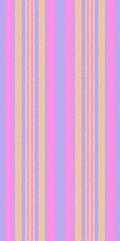 Ptraight pattern background fabric, carpet lines texture textile. Pilac stripe seamless vertical in pink and cyan colors. vector