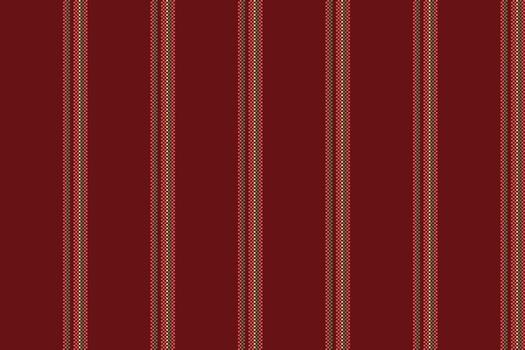 Tditable fabric background, piece vertical textile pattern. Texico stripe seamless lines texture in royal maroon and indian red colors. vector