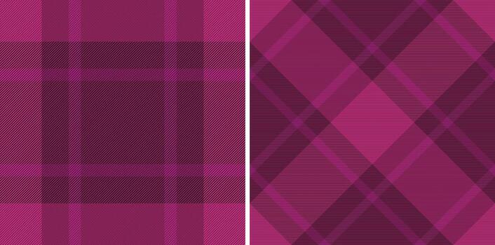 Tartan fabric texture of seamless background with a textile plaid check pattern. Set in vintage colors. Geometric unique identity design. vector