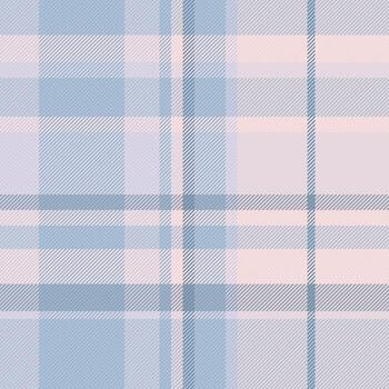 Simple check tartan texture, illustration textile fabric. Image plaid background seamless pattern in light and white colors. vector
