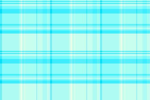 Subtle texture plaid pattern, beautiful check background . Print fabric textile seamless tartan in cyan and teal colors. vector