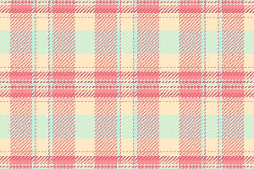 Classic plaid pattern with a pastel twist. Ideal for backgrounds, textiles, or a touch of cozy, retro style. Perfect for adding warmth to any project. vector