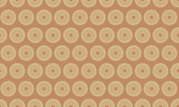 Elegant beige and brown repeating floral pattern. Perfect for website backgrounds, textile designs, or as a subtle yet sophisticated texture. vector
