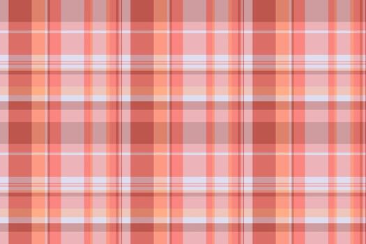 Gift fabric plaid background, autumn tartan textile . Wool seamless check pattern texture in red and light colors. vector