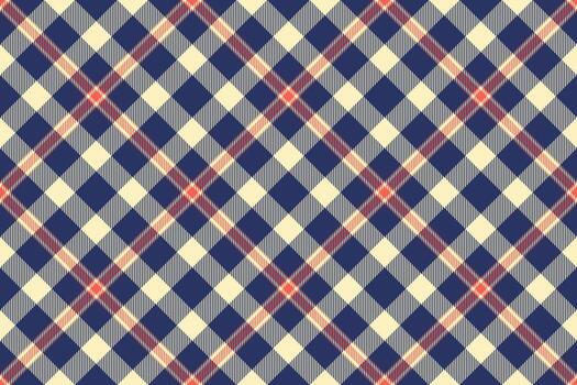 envase tela patrón, acolchado textil sin costura antecedentes. nudo textura tartán cheque tartán en azul y ligero colores. vector