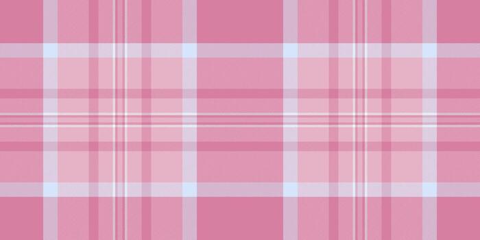 poncho cheque tartán fondo, Bosquejo textil sin costura textura. británico tela tartán modelo en ligero y rosado colores. vector