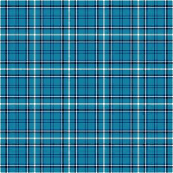 Gingham background tartan fabric, cowboy textile pattern texture. Checking seamless check plaid in cyan and white colors. vector