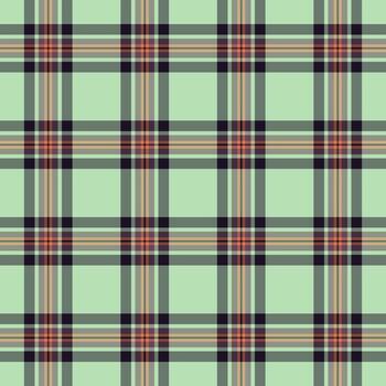 Backdrop background texture, print check fabric pattern. Tape seamless textile tartan plaid in pastel and light colors. vector
