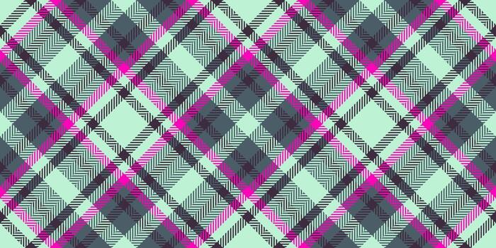 Difficult background textile check, geometry seamless pattern plaid. French fabric tartan texture in light and pastel colors. vector