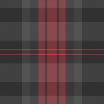 Woman texture textile fabric, setting pattern plaid tartan. Manufacture check background seamless in grey and red colors. vector