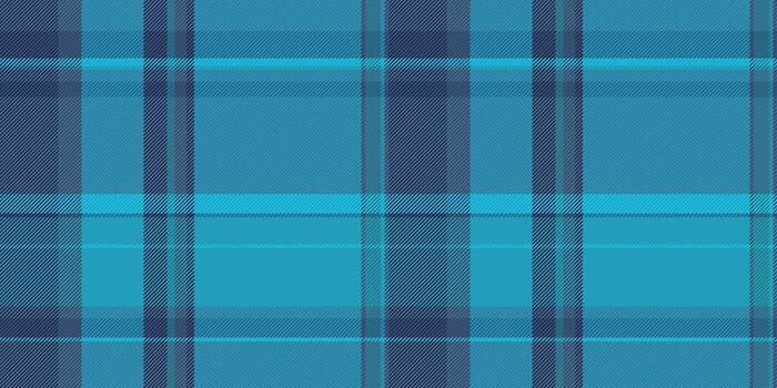 Design check seamless pattern, effect plaid background. Knot textile tartan texture fabric in blue and cyan colors. vector