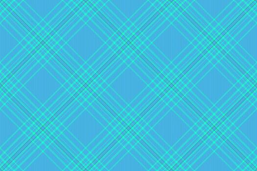 Tough fabric pattern check, english textile background . Front plaid texture seamless tartan in cyan and teal colors. vector
