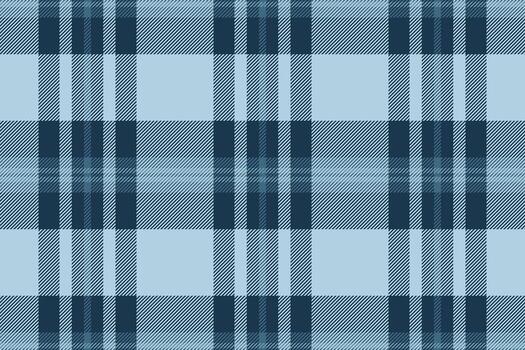 Aged seamless tartan, dreamy plaid check pattern. Conceptual textile texture fabric background in cyan and light colors. vector