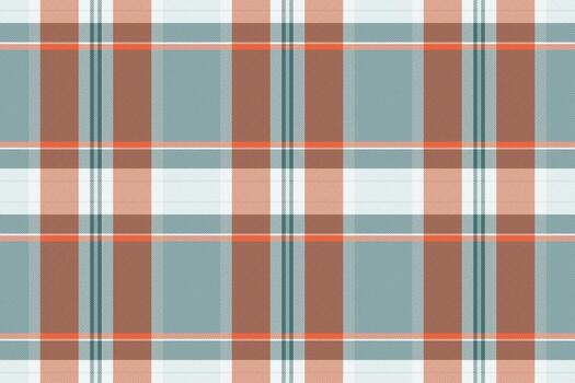 Repeatable patterns check texture background, chic plaid textile. Stylish fabric seamless pattern tartan in white and cyan colors. vector