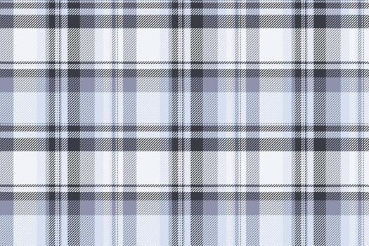 Classic plaid pattern in cool, muted blues and grays. Timeless textile design perfect for backgrounds, apparel, crafts, or adding a touch of vintage charm to any project. vector