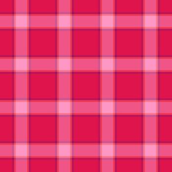 Idyllic plaid check, apparel tartan seamless textile. Package texture background pattern fabric in red and pink colors. vector